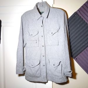 Ralph Lauren Gray Wool blend Button Down
